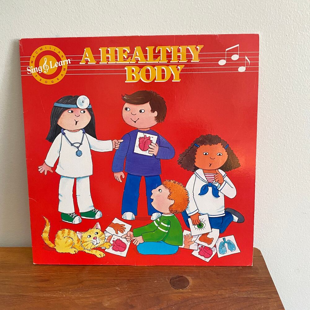 ❣️LOWEST PRICE❣️ Vintage 1988 A Healthy Body Sing & Learn Vinyl Record